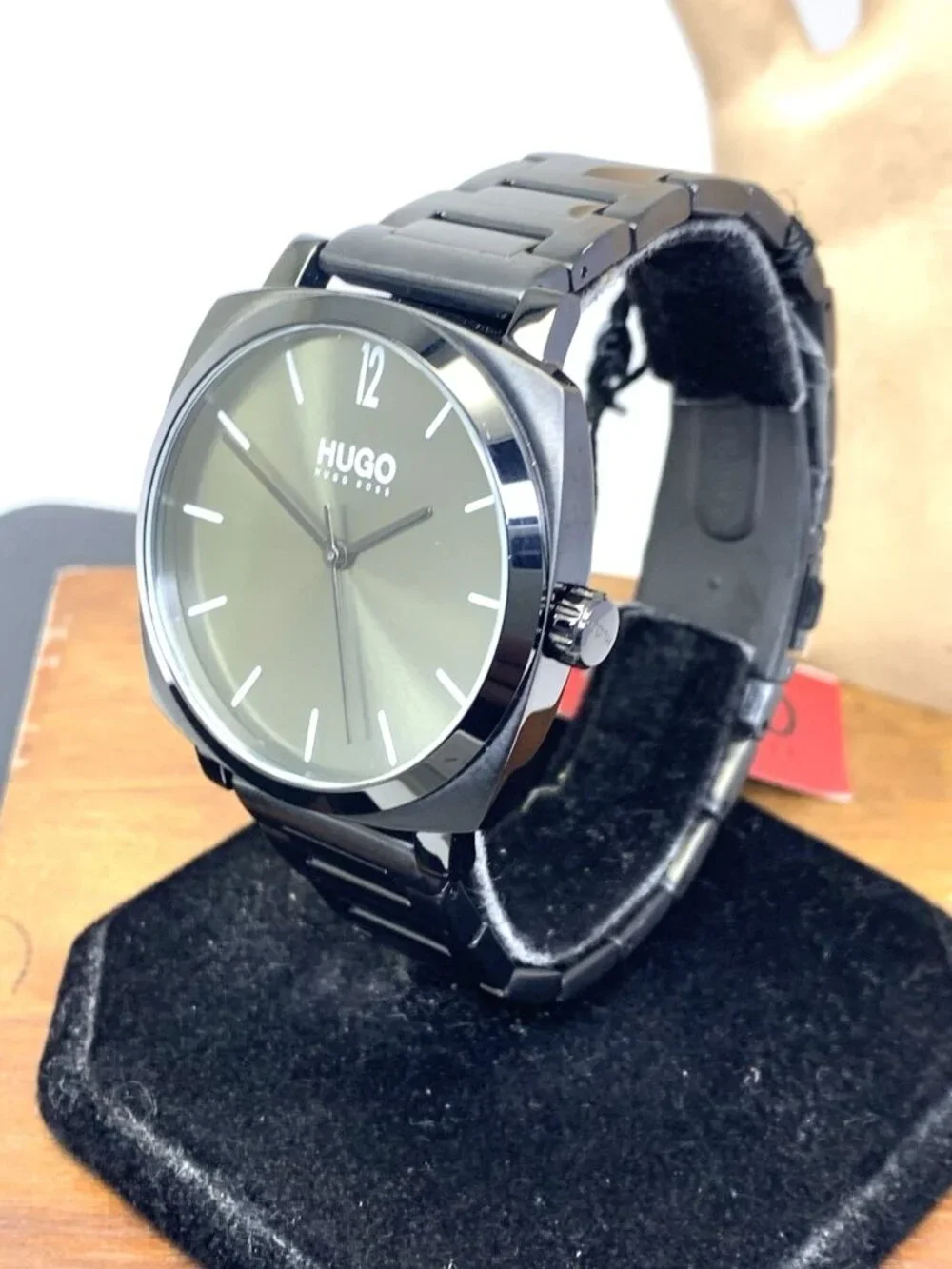 Hugo Boss Men's Watch 1530081 Quartz Black Dial Stainless Steel 40mm